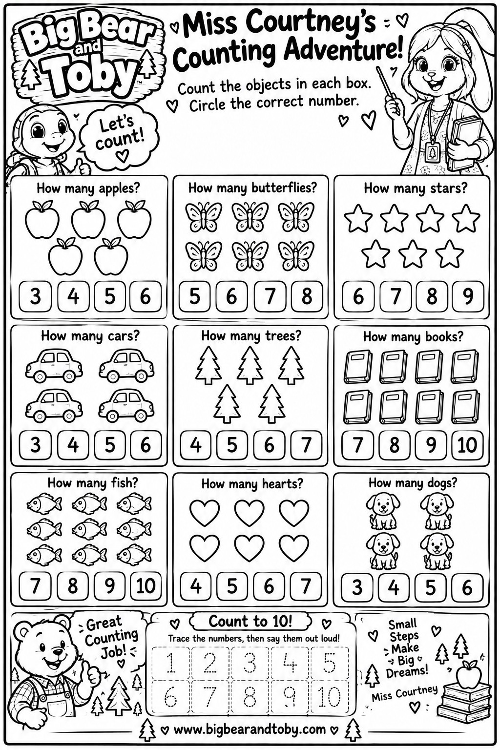 Miss Courtney’s Counting Adventure